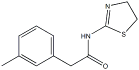 N-(4,5-dihydro-1,3-thiazol-2-yl)-2-(3-methylphenyl)acetamide Struktur