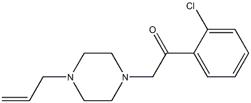 2-(2-chlorophenyl)-1-(4-prop-2-enylpiperazin-1-yl)ethanone Structure