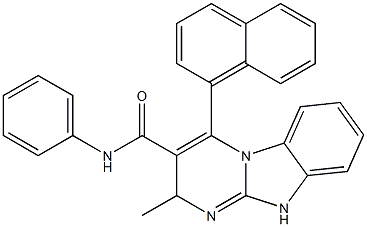 2-methyl-4-naphthalen-1-yl-N-phenyl-2,10-dihydropyrimido[1,2-a]benzimidazole-3-carboxamide