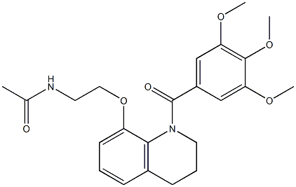 N-[2-[[1-(3,4,5-trimethoxybenzoyl)-3,4-dihydro-2H-quinolin-8-yl]oxy]ethyl]acetamide