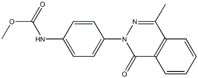 methyl N-[4-(4-methyl-1-oxophthalazin-2-yl)phenyl]carbamate