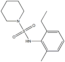 N-(2-ethyl-6-methylphenyl)piperidine-1-sulfonamide