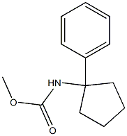 methyl N-(1-phenylcyclopentyl)carbamate