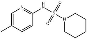 N-(5-methylpyridin-2-yl)piperidine-1-sulfonamide Structure