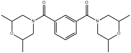 1005263-02-4 [3-(2,6-dimethylmorpholine-4-carbonyl)phenyl]-(2,6-dimethylmorpholin-4-yl)methanone