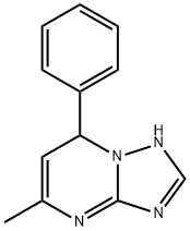 5-methyl-7-phenyl-1,7-dihydro-[1,2,4]triazolo[1,5-a]pyrimidine Struktur
