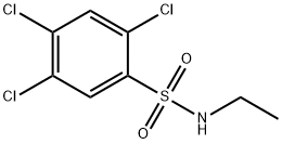 2,4,5-trichloro-N-ethylbenzenesulfonamide Struktur