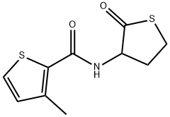 3-methyl-N-(2-oxothiolan-3-yl)thiophene-2-carboxamide Structure