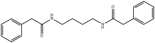 2-phenyl-N-[4-[(2-phenylacetyl)amino]butyl]acetamide Structure