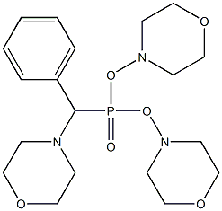 4-[dimorpholin-4-ylphosphoryl(phenyl)methyl]morpholine Structure