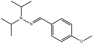 N-[(E)-(4-methoxyphenyl)methylideneamino]-N-propan-2-ylpropan-2-amine Structure