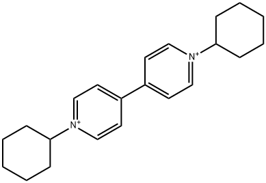 1-cyclohexyl-4-(1-cyclohexylpyridin-1-ium-4-yl)pyridin-1-ium Structure