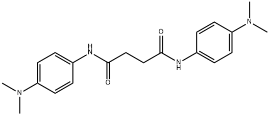 N,N'-bis[4-(dimethylamino)phenyl]butanediamide Structure