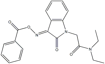 [(E)-[1-[2-(diethylamino)-2-oxoethyl]-2-oxoindol-3-ylidene]amino] benzoate|