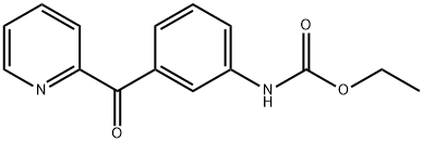ethyl N-[3-(pyridine-2-carbonyl)phenyl]carbamate 化学構造式