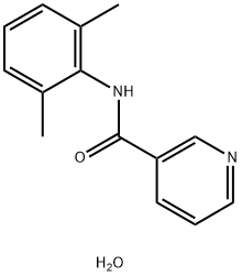N-(2,6-dimethylphenyl)pyridine-3-carboxamide hydrate,1179371-05-1,结构式