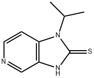 1-propan-2-yl-3H-imidazo[4,5-c]pyridine-2-thione 结构式