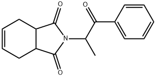 2-(1-oxo-1-phenylpropan-2-yl)-3a,4,7,7a-tetrahydroisoindole-1,3-dione Structure