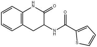 N-(2-oxo-3,4-dihydro-1H-quinolin-3-yl)thiophene-2-carboxamide Structure