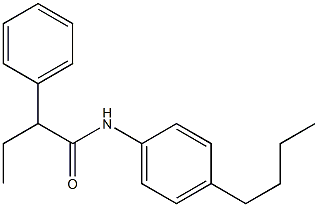 N-(4-butylphenyl)-2-phenylbutanamide Structure