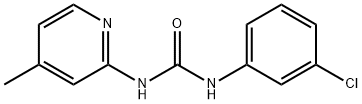 1-(3-chlorophenyl)-3-(4-methylpyridin-2-yl)urea,125300-55-2,结构式