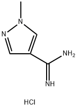 1-methylpyrazole-4-carboximidamide hydrochloride Structure