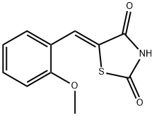 (Z)-5-(2-甲氧基亚苄基)噻唑烷-2,4-二酮, 1307299-54-2, 结构式