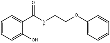 2-hydroxy-N-(2-phenoxyethyl)benzamide Struktur