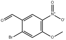 2-Bromo-4-methoxy-5-nitro-benzaldehyde Struktur