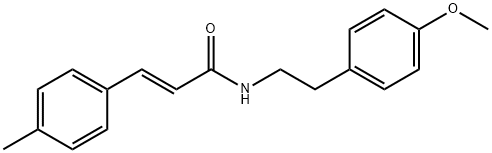 (E)-N-[2-(4-methoxyphenyl)ethyl]-3-(4-methylphenyl)prop-2-enamide Structure