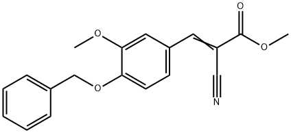 methyl (E)-2-cyano-3-(3-methoxy-4-phenylmethoxyphenyl)prop-2-enoate|