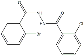 N'-(2-bromobenzoyl)-2-chlorobenzohydrazide Structure