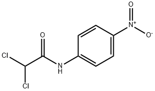 2,2-dichloro-N-(4-nitrophenyl)acetamide Struktur