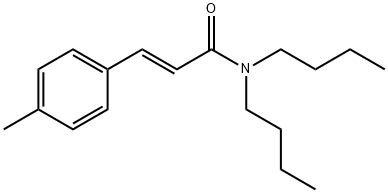 (E)-N,N-dibutyl-3-(4-methylphenyl)prop-2-enamide 结构式