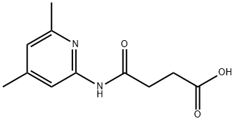 4-[(4,6-dimethylpyridin-1-ium-2-yl)amino]-4-oxobutanoate Structure