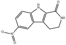 6-nitro-2,3,4,9-tetrahydropyrido[3,4-b]indol-1-one|6-硝基-2,3,4,9-四氢-1H-吡啶并[3,4-B]吲哚-1-酮