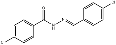 4-chloro-N-[(E)-(4-chlorophenyl)methylideneamino]benzamide,1904600-86-7,结构式
