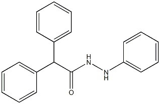 2,2,2′-トリフェニルアセトヒドラジド 化学構造式