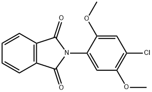 2-(4-chloro-2,5-dimethoxyphenyl)isoindole-1,3-dione Structure