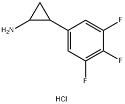 2-(3,4,5-trifluorophenyl)cyclopropan-1-amine hydrochloride Structure
