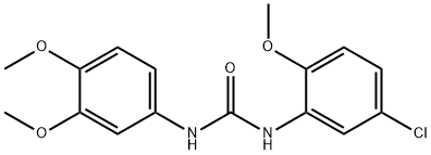 1-(5-chloro-2-methoxyphenyl)-3-(3,4-dimethoxyphenyl)urea Structure