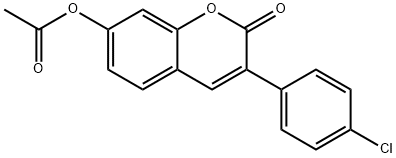 [3-(4-chlorophenyl)-2-oxochromen-7-yl] acetate