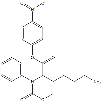 (4-nitrophenyl) 6-amino-2-(phenylmethoxycarbonylamino)hexanoate Structure