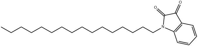 1-十六烷基靛红,28035-35-0,结构式