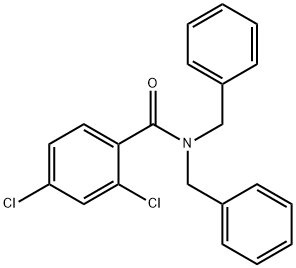 N,N-dibenzyl-2,4-dichlorobenzamide Structure