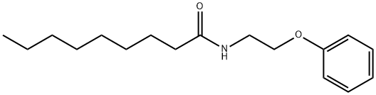 N-(2-phenoxyethyl)nonanamide Structure