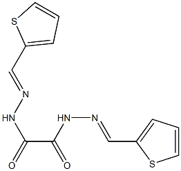 N,N'-bis[(E)-thiophen-2-ylmethylideneamino]oxamide Structure