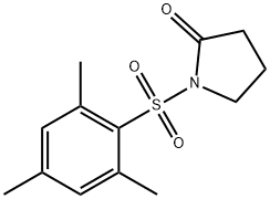 1-(均三甲苯基磺酰基)吡咯烷-2-酮,298193-11-0,结构式