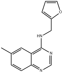 N-(furan-2-ylmethyl)-6-methylquinazolin-4-amine Structure