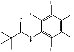 2,2-dimethyl-N-(2,3,4,5,6-pentafluorophenyl)propanamide 结构式